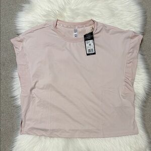NWT Adidas Studio Tee in Putty Mauve/Grey Two - XS
